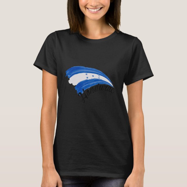Honduras flag 2 T-Shirt (Vorderseite)