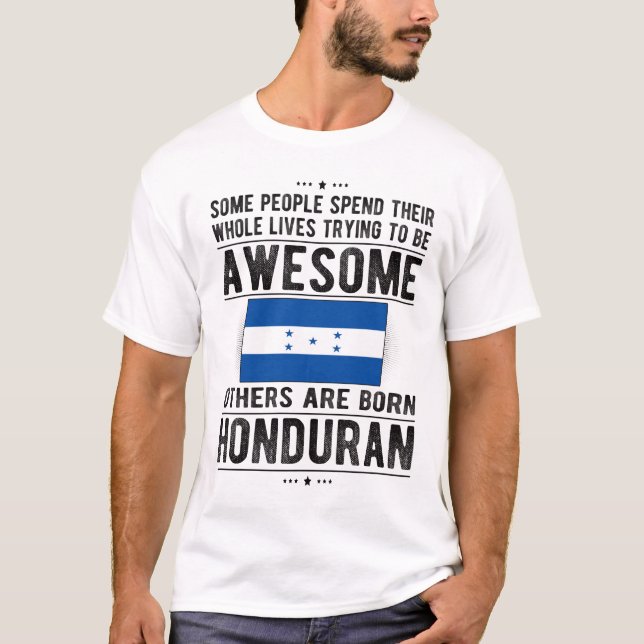 Honduras Flag Honduras Heritage Honduran Roots T-Shirt (Vorderseite)