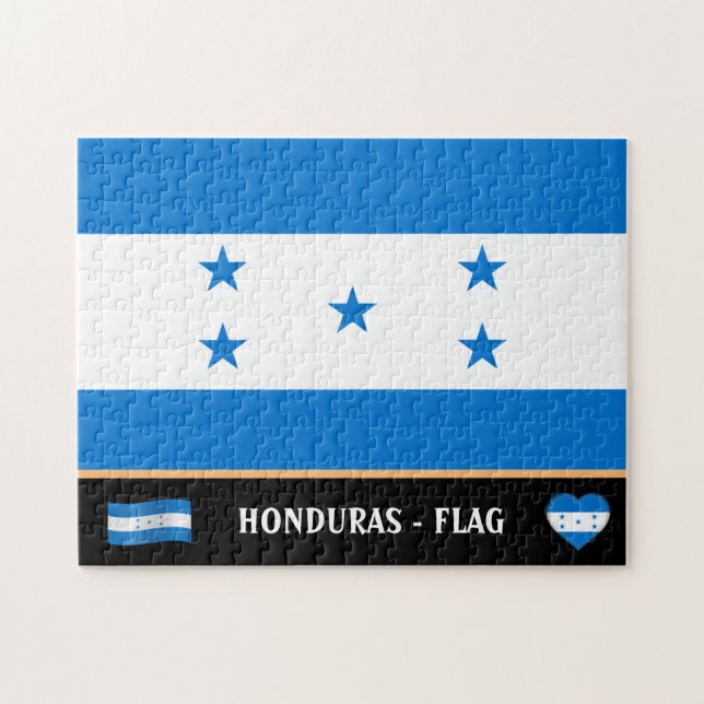 Honduras Flag & Honduras Land / Honduras (Horizontal)
