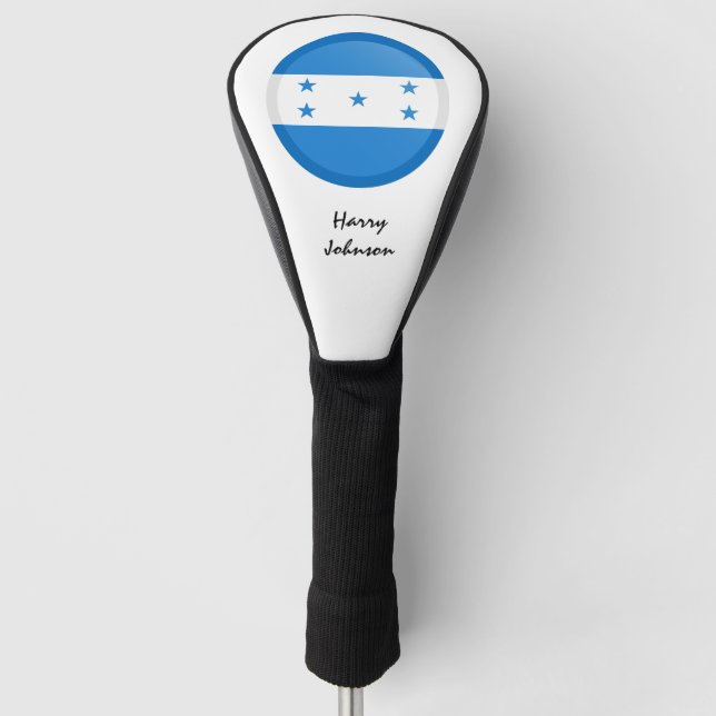 Honduras Flag & Mit Monogramm Golfplätze Golf Headcover (Vorderseite)