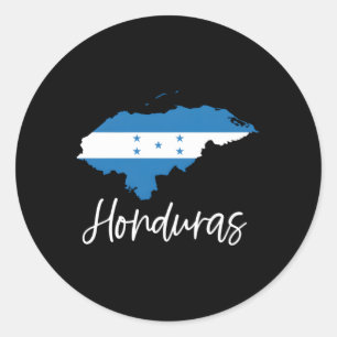 Honduras Flag Mittelamerika Copan Latina Camisa Runder Aufkleber
