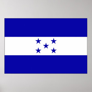 Honduras Flag Poster