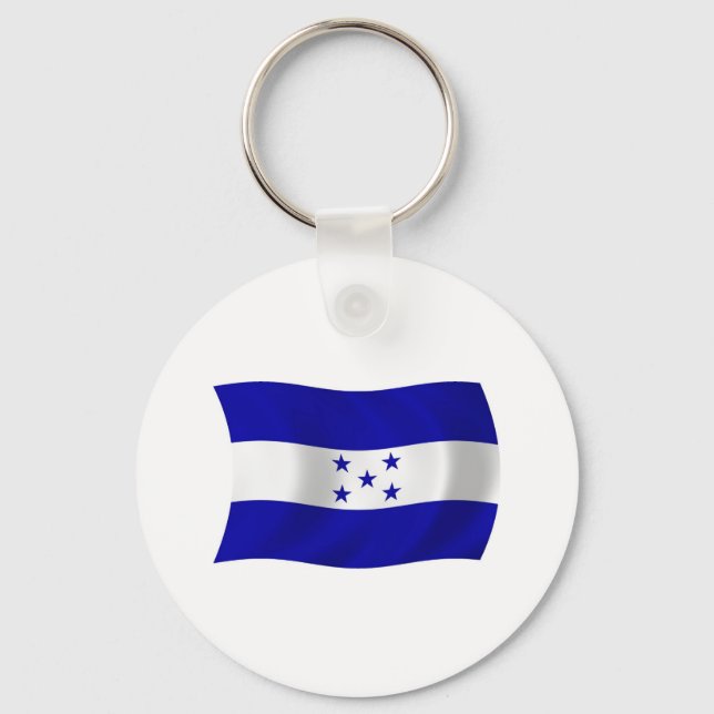 Honduras Flag Schlüsselanhänger (Vorderseite)