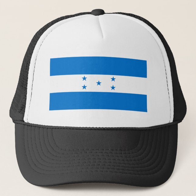 Honduras Flag Truckerkappe (Vorderseite)