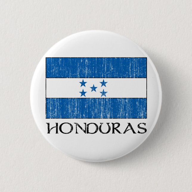 Honduras-Flagge Button (Vorderseite)
