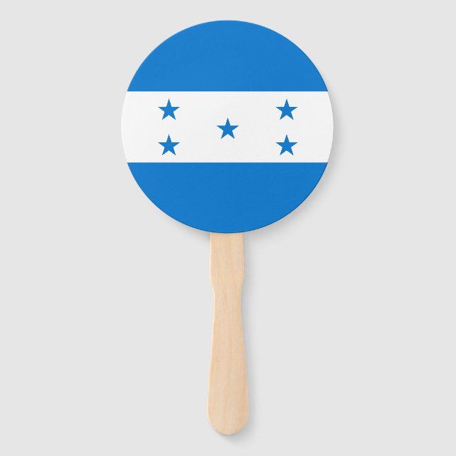 Honduras-Flagge Fächer (Vorderseite)