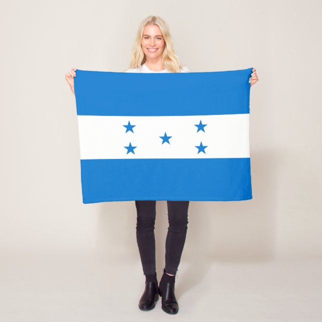 Honduras-Flagge Fleecedecke (Beispiel)