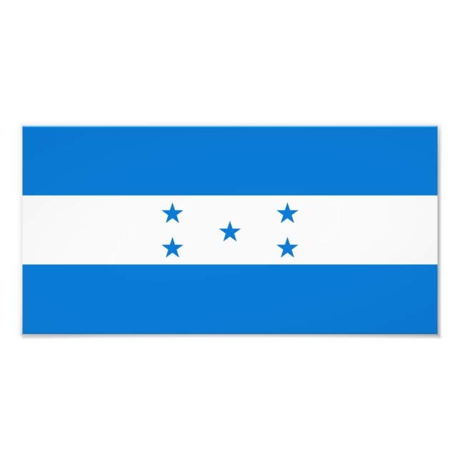 Honduras-Flagge Fotodruck (Vorne)