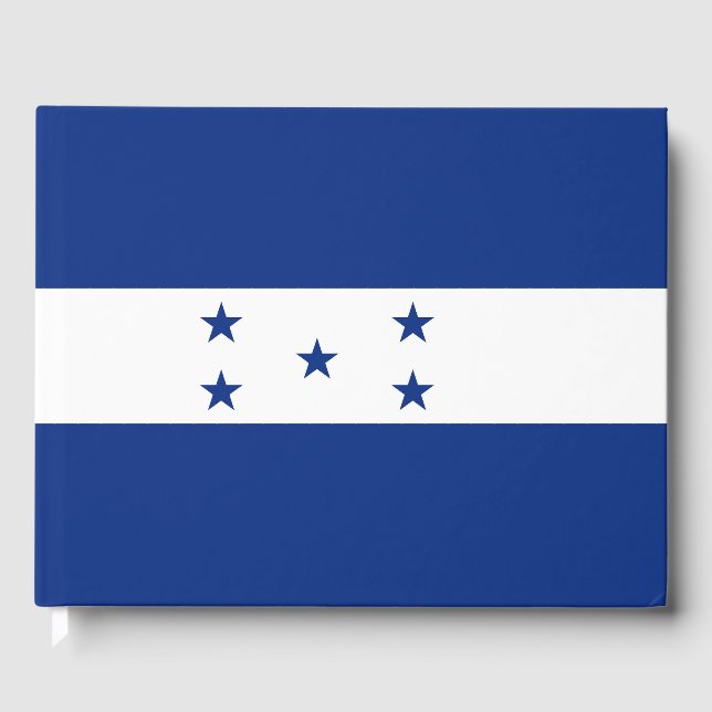 Honduras-Flagge Gästebuch (Vorderseite)
