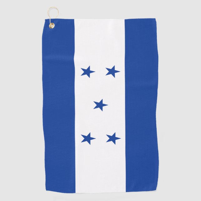 Honduras-Flagge Golfhandtuch (Vorderseite)