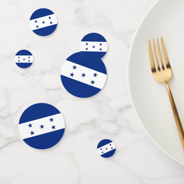 Honduras-Flagge Konfetti (Gruppe)
