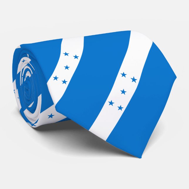 Honduras-Flagge Krawatte (Gerollt)