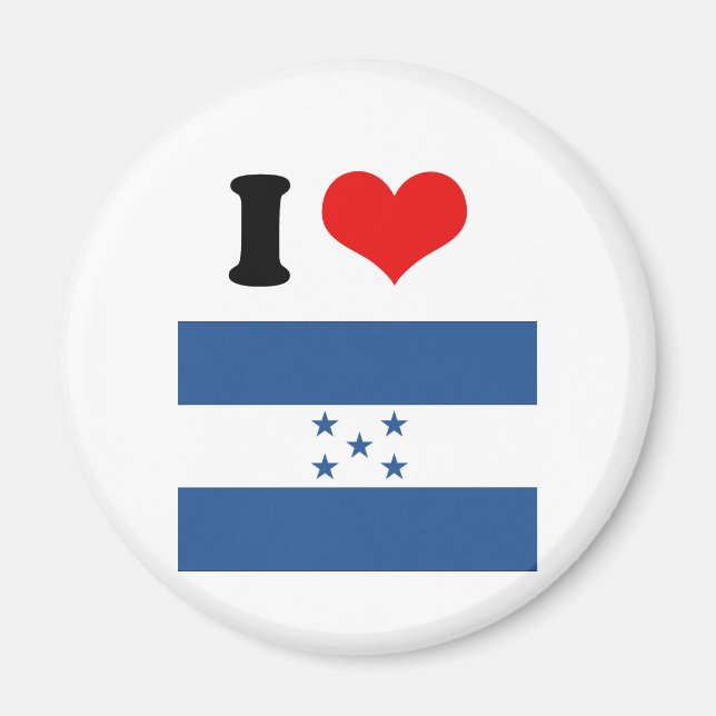 Honduras-Flagge Magnet (Vorne)