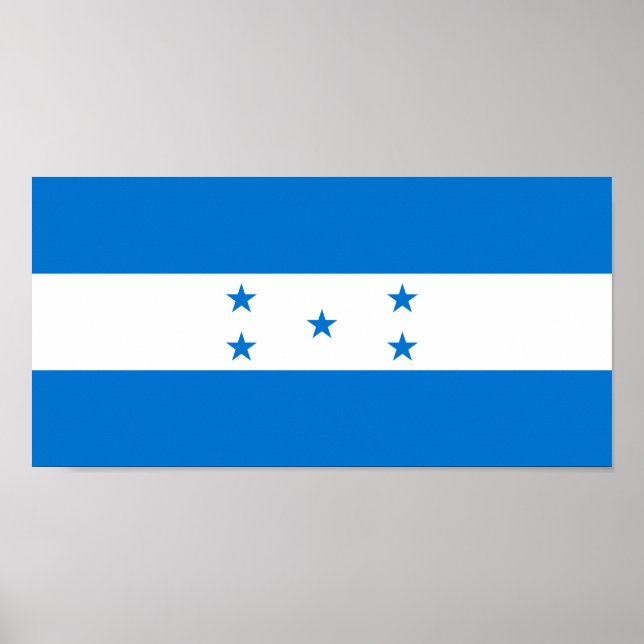 Honduras-Flagge Poster (Vorne)