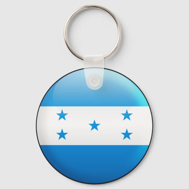 Honduras-Flagge Schlüsselanhänger (Vorderseite)