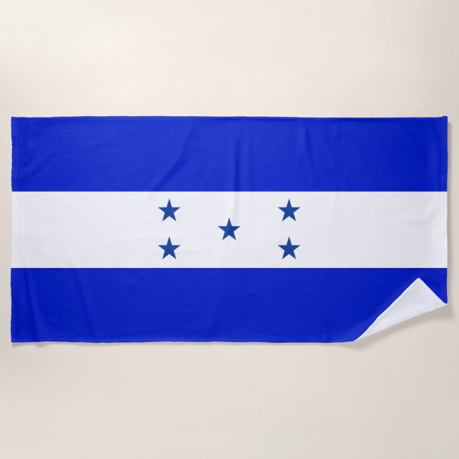Honduras-Flagge Strandtuch (Vorderseite)