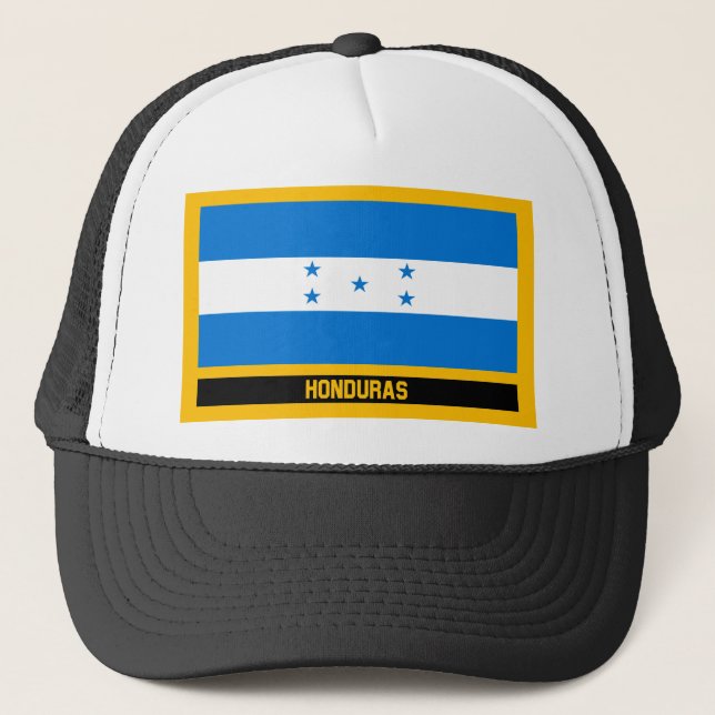 Honduras-Flagge Truckerkappe (Vorderseite)