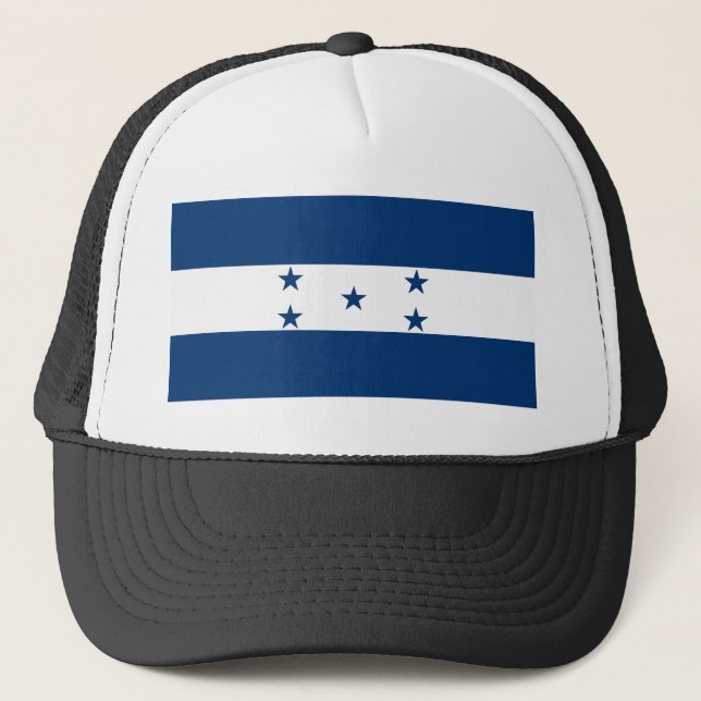 Honduras-Flaggen-Hut Truckerkappe (Vorderseite)