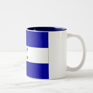 Honduras-Flaggen-Tasse Zweifarbige Tasse