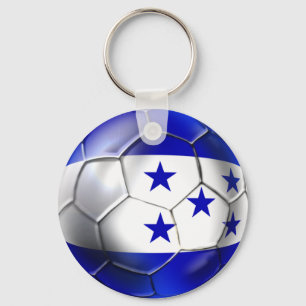 Honduras-Flaggenlockert Fünf-SterneFußball futbo Schlüsselanhänger