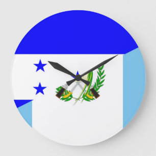 honduras guatemaltekische Landesflagge Große Wanduhr