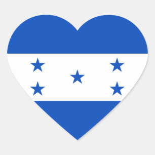 Honduras Herz-Aufkleber
