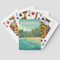 Honduras Illustration Reise Kunst Vintage