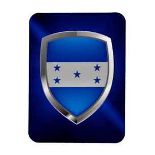 Honduras Metallic Emblem Magnet