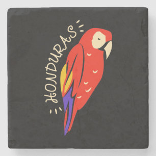 Honduras Parrot Steinuntersetzer