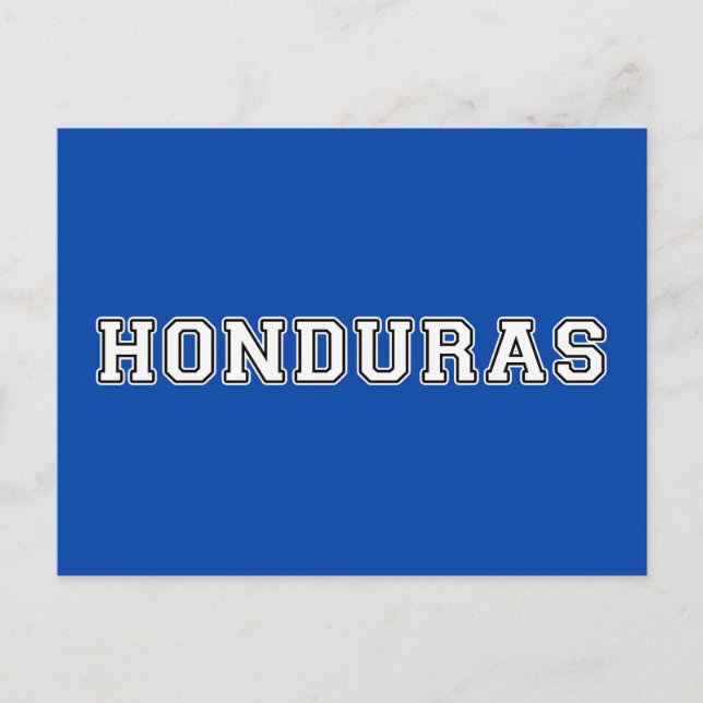 Honduras Postkarte (Vorderseite)