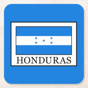 Honduras Rechteckiger Pappuntersetzer