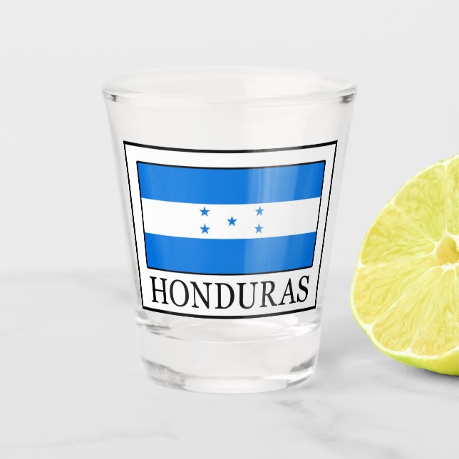 Honduras Schnapsglas (Vorderseite)
