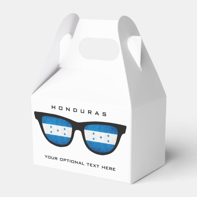 Honduras Shades benutzerdefinierte Text- und Farbf Geschenkschachtel (Vorderseite)