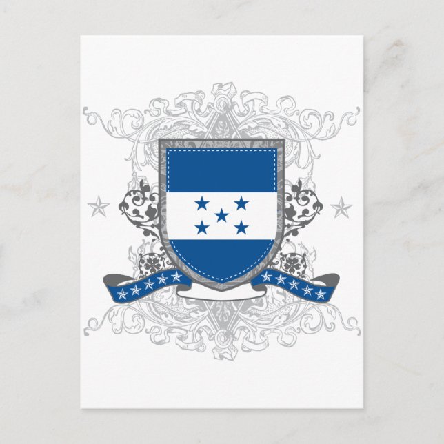 Honduras Shield Postkarte (Vorderseite)