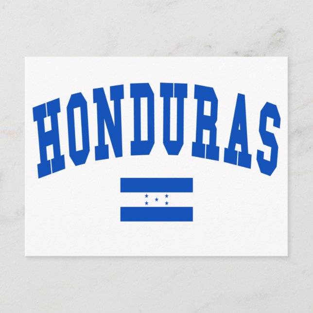 Honduras Style Postkarte (Vorderseite)