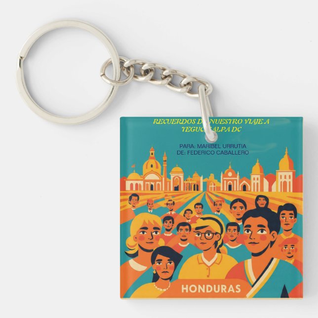  Honduras TEGUCIGALPA DC Retro poster (Devant)