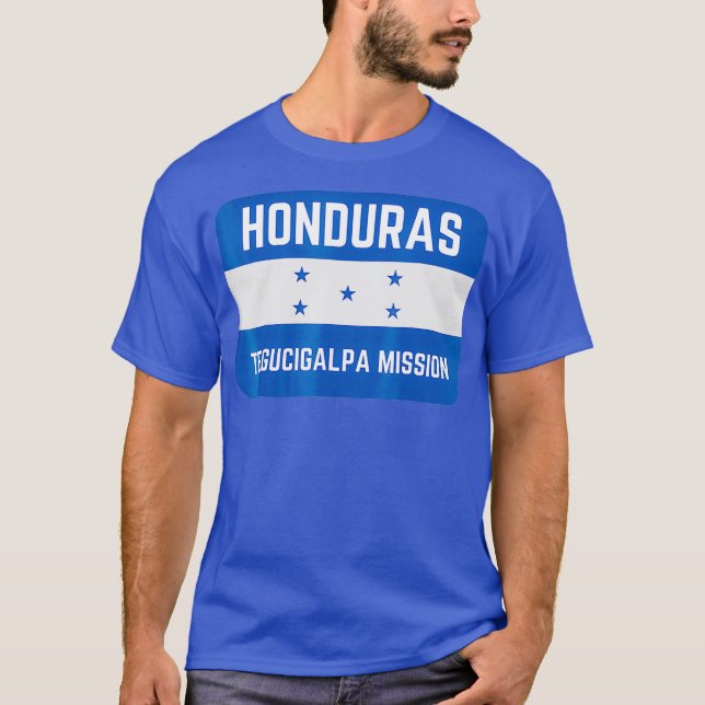 Honduras Tegucigalpa LDS Mormon Mission T-Shirt (Vorderseite)