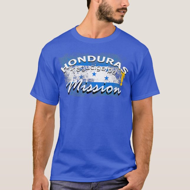 Honduras Tegucigalpa Mormon LDS Mission Gift T-Shirt (Vorderseite)
