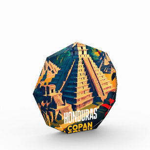 Honduras Travel Vintag Retro Poster Fotoblock