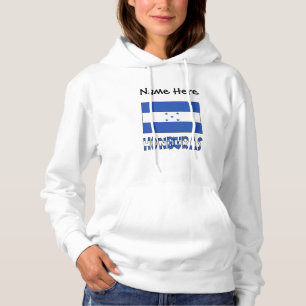 Honduras und honduranische Flagge personalisiert Hoodie