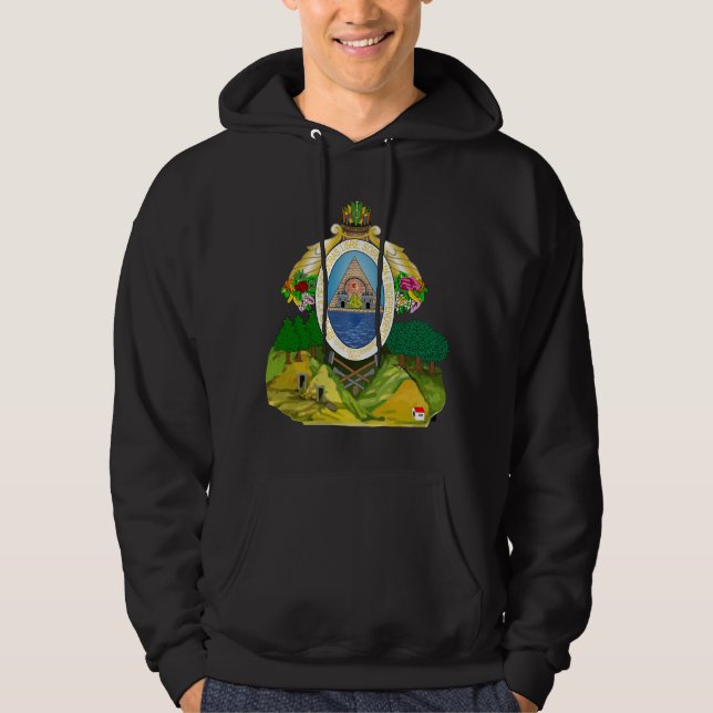 Honduras-Wappen HN Hoodie (Vorderseite)