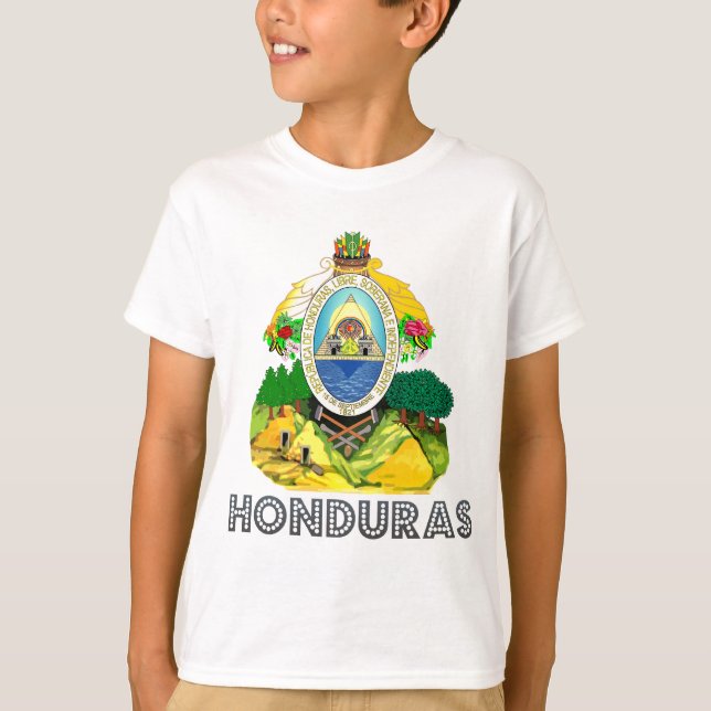 Honduras-Wappen T-Shirt (Vorderseite)