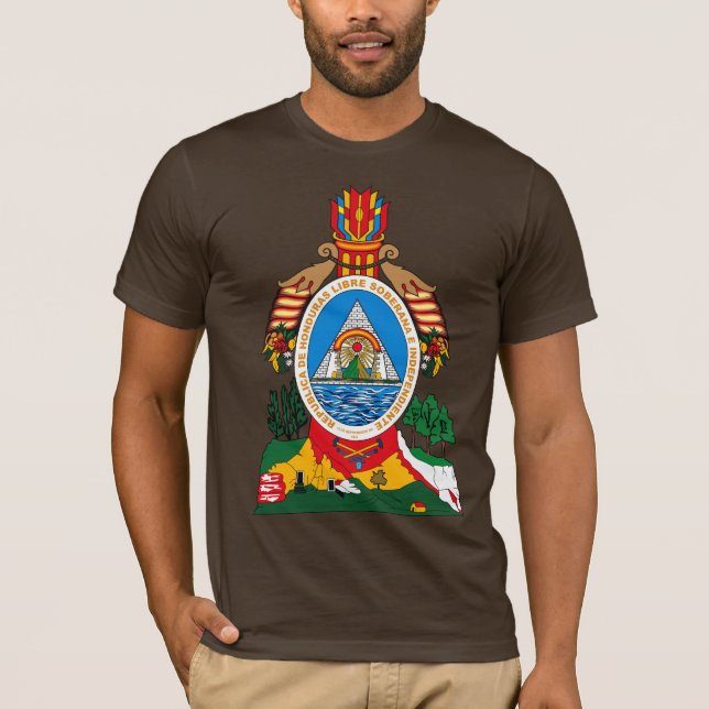 Honduras-Wappen T - Shirt (Vorderseite)