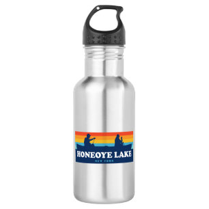 Honeoye Lake New York Canoe Edelstahlflasche