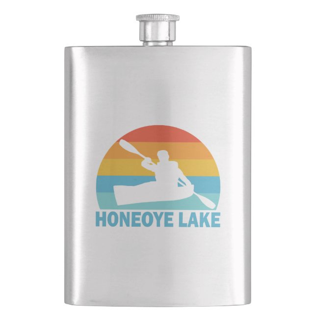 Honeoye Lake New York Kayak Flachmann (Vorderseite)
