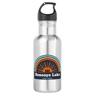 Honeoye Lake New York Rainbow Edelstahlflasche