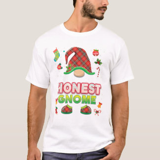 Honest Gnome Buffalo Kariert Matching T-Shirt