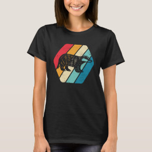 Honey Badger Animal Wildlife Retro T-Shirt