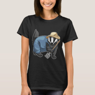 Honey Badger Bauer Rake T-Shirt