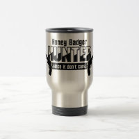 Honey Badger Hunter Tasse - wählen Sie Stil & Farb